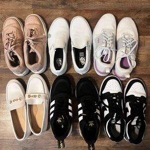 Stylish Footwear Collection - Pink, White, Black